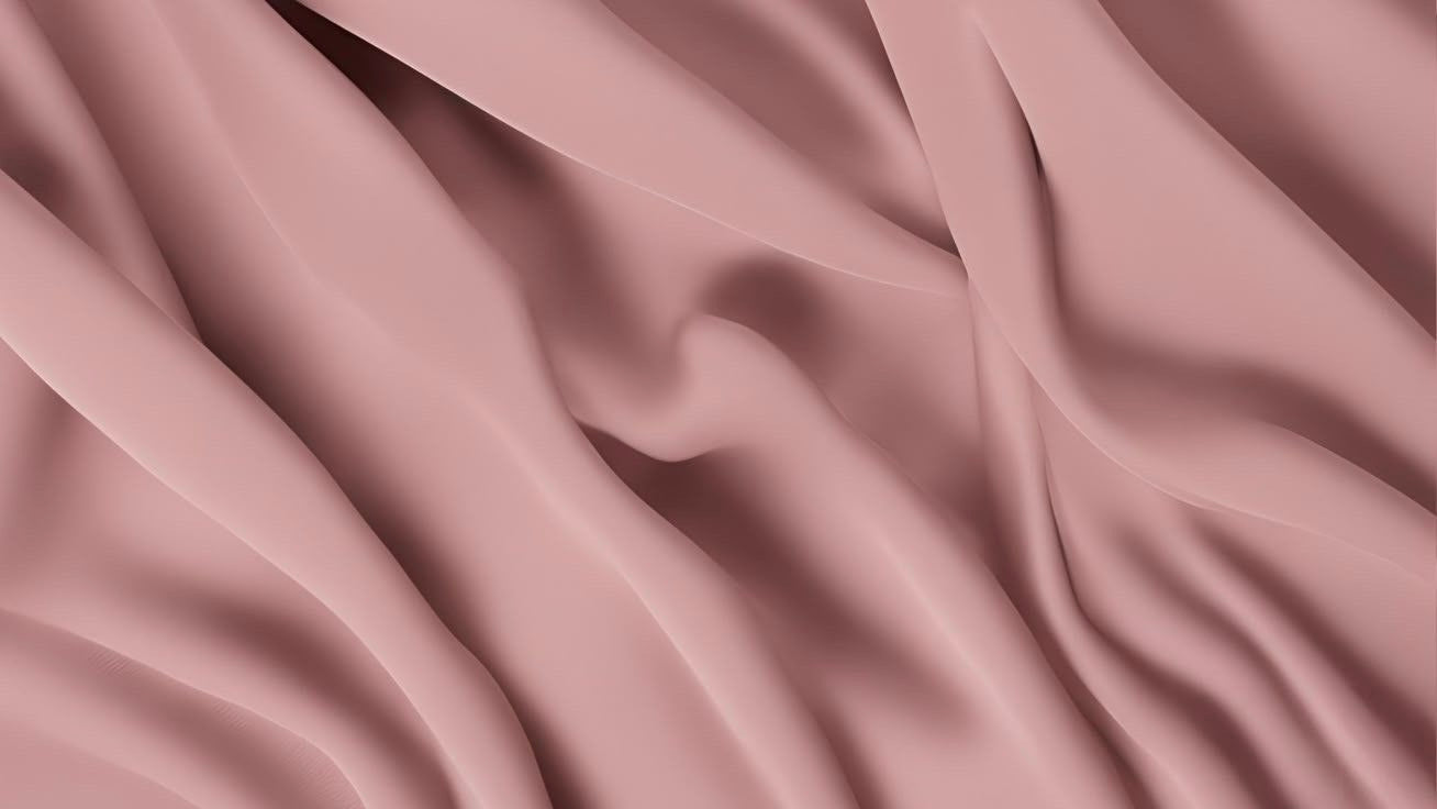 Rožinės medžiagos klostės